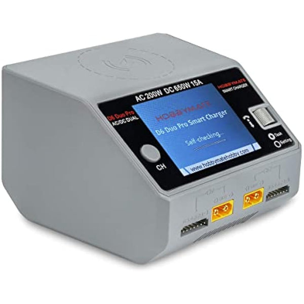 HOBBYMATE D6 Duo Pro RC Hobby Lipo Battery Charger Support AC/DC Input
