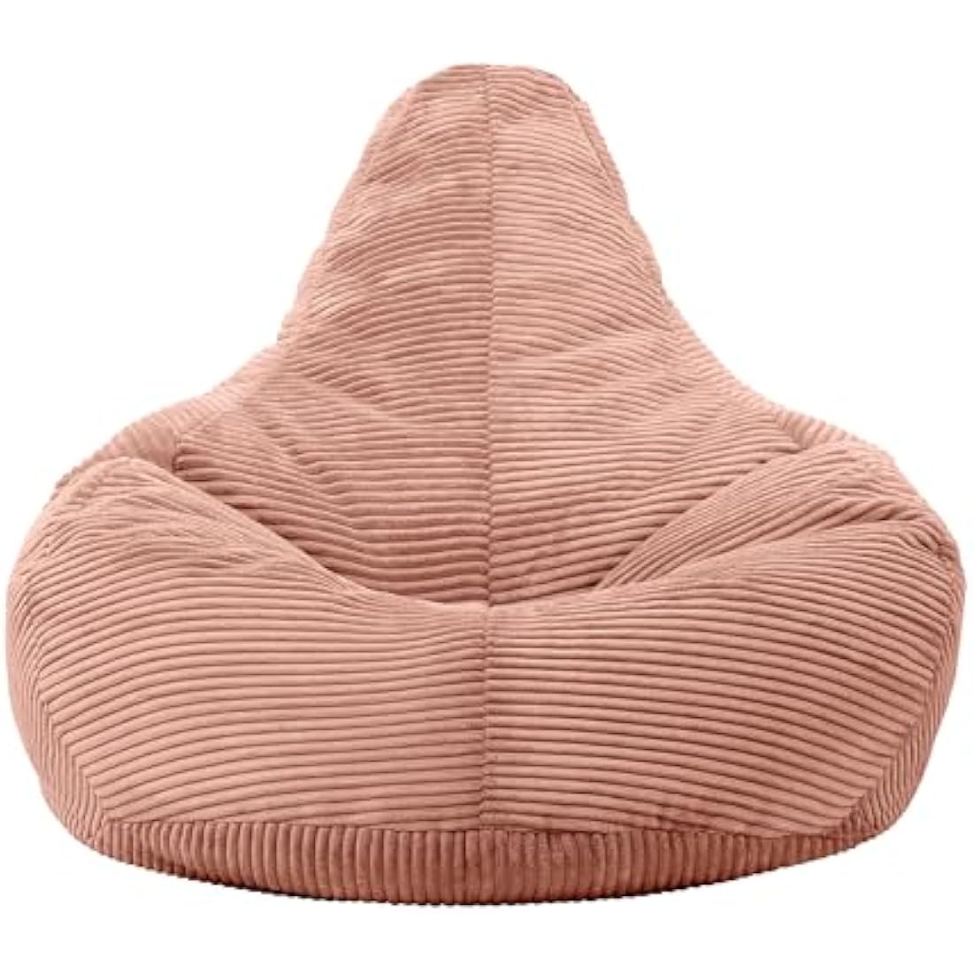 icon Dalton Cord Recliner Bean Bag, Dusk Pink, Large Adult Bean Bag Chair with Filling Included, Comfy Chair, Living Room Furniture, Bedroom Furniture