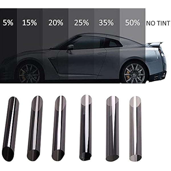 ETOPARS 76cmx6m 25% VLT Black Smoke Car Window Tint Film Roll Van Vehicle Home Office Glass Solar Film Tinting Heat Insulation Sun Protection