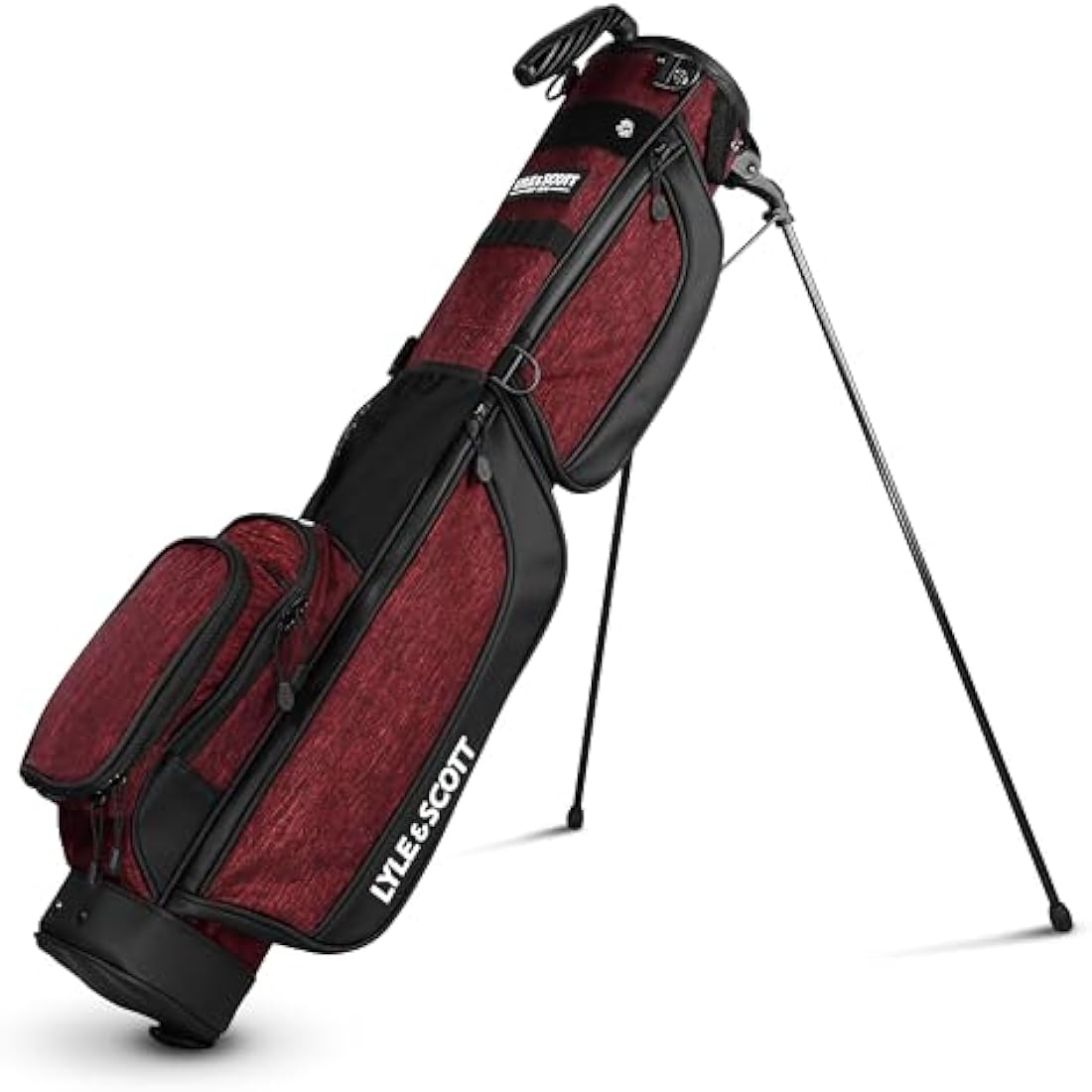 Lyle and Scott Gleneagle Golf Bag - Lightweight Golf Bags for Men with 3 Way Full Length Divider, Insulated Cool Pocket, Durable Handle, Retractable Stand, Padded Strap - Golf Stand Bag