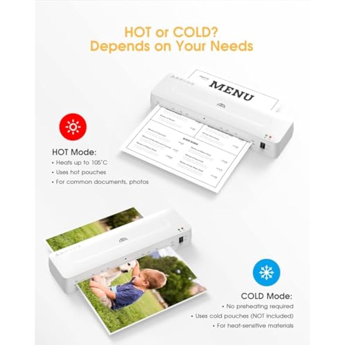 A3 Laminator, Laminator Machine 13 Inches for A3/A4/A5/A6 with Laminating Pouches,Paper Trimmer,for Home Office School