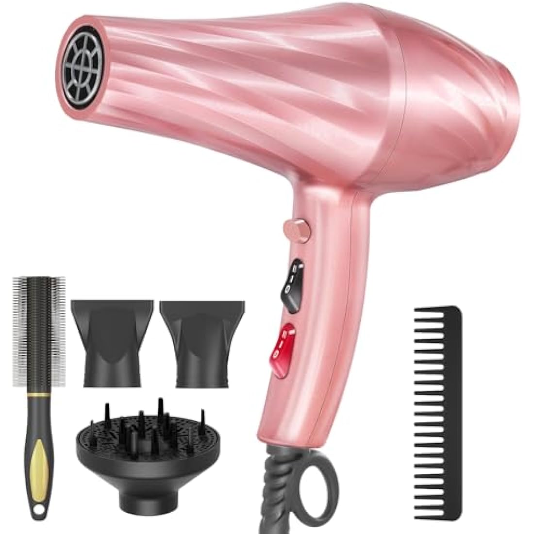 Hair Dryer, Jooayou 3000W Professional Ionic Hairdryers for Women Men, Fast Drying Blow Dryer with Diffuser for Salon Home Travel, Perfect for Gifts