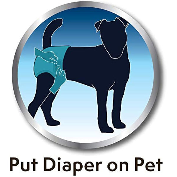 Simple Solution Disposable Dog Diaper Liners, Ultra Absorbency - 22 pack