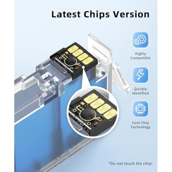 912XL Ink Cartridges Combo Pack Replacement for HP 912XL Compatible with HP Officejet Cartridges 8012 8014 8015 8022 8024 8025 AIO Printers (Black, Cyan, Magenta, Yellow, 4 Pack)