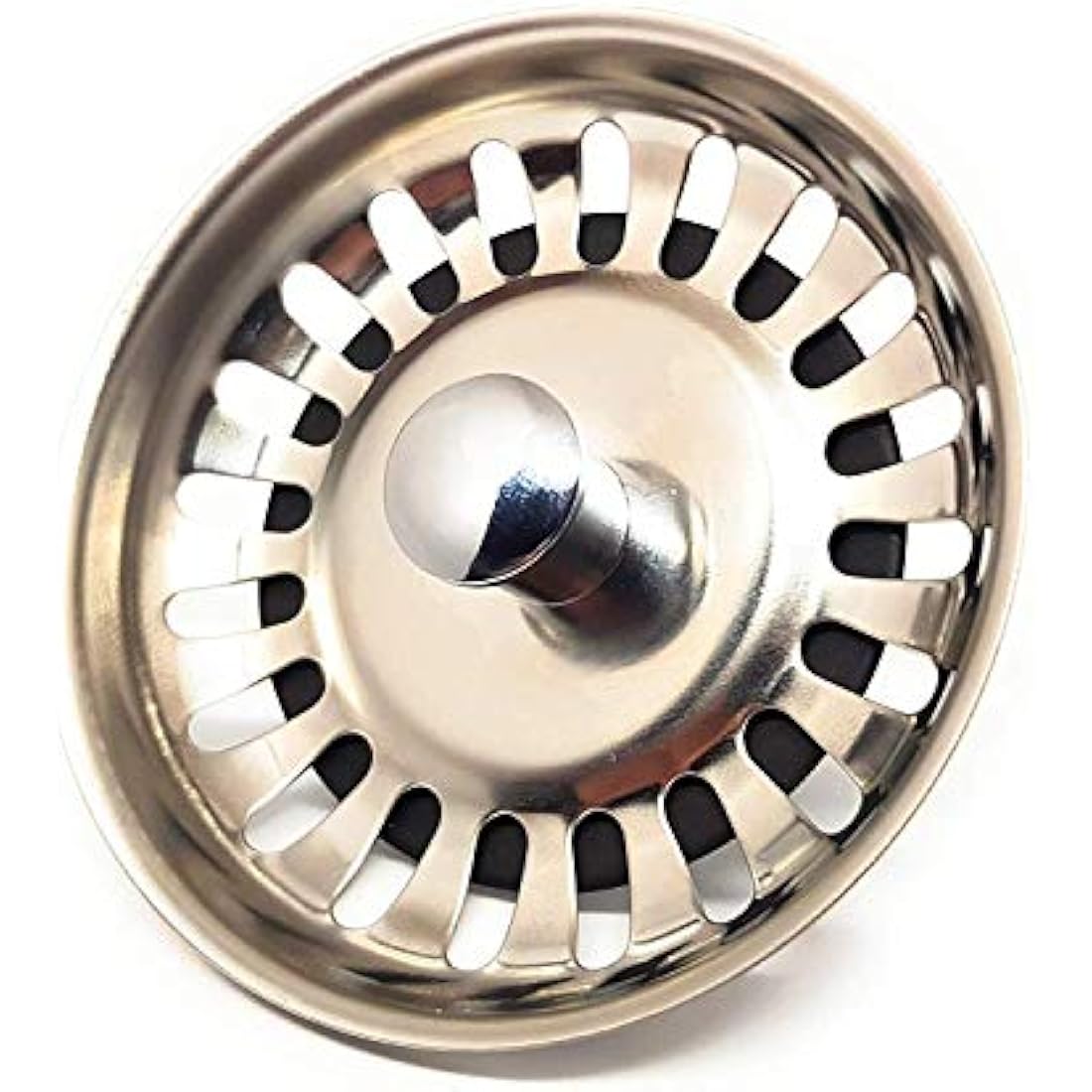 DigitalTech® Universal Stainless Steel Sink Strainer, Sink Drain Stopper