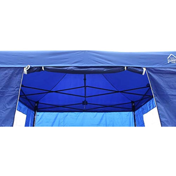 All Seasons Gazebos | 3x3m Heavy Duty Pop Up Gazebo with Removable Walls, Weight Bags, Rope, Pegs and Carry Bag (Royal Blue)