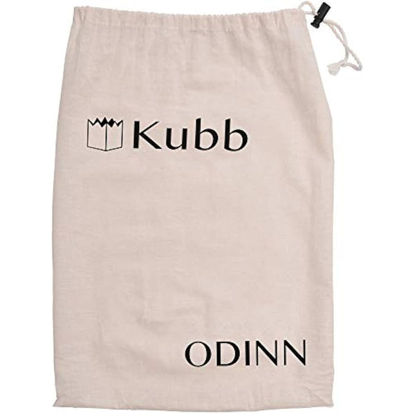 Toyfel Kubb Outdoor Game XXL Odinn – Indoor & Outdoor Kubb Game Made of FSC® Beechwood with Canvas Bag, Game of Skill for Kids & Adults – Premium Throwing Game Outdoor Swedish Chess nature