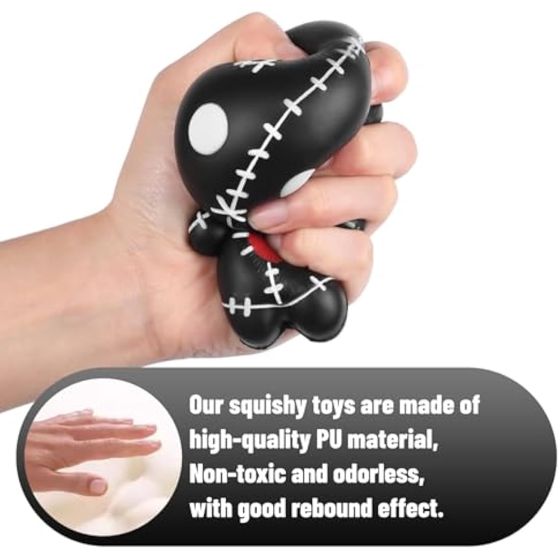 Anboor Squishies Ghost Doll Squishy Toys Kawaii Scented Soft Slow Rising Squeeze Stress Relief Kids Toy Halloween Birthday Day Gifts