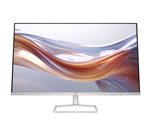 HP Series 5 27" FHD Height Adjust Monitor (527sh) - 100Hz Refresh Rate, 1500:1 AR, 99 percent sRGB Spectrum, 300 Nits Brightness - HDMI, VGA Ports - Ergonomically Adjustable - Responsibly Made