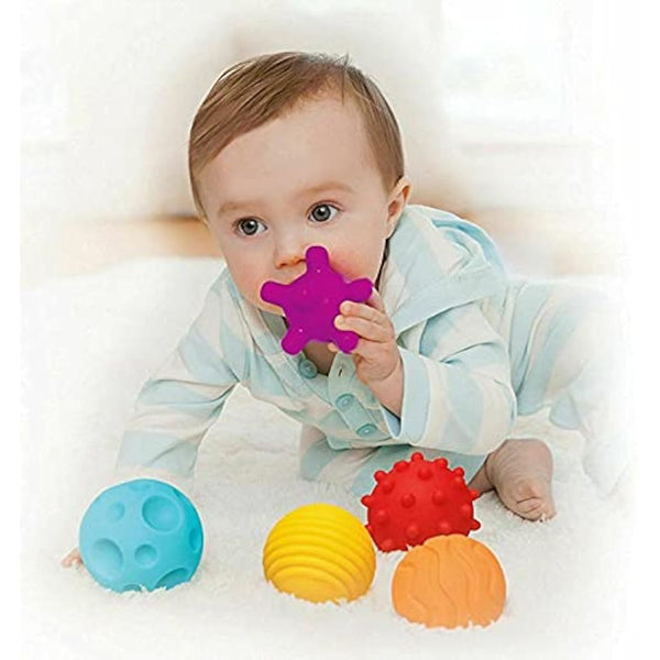A to Z 61017 My First Baby Multi Textured Sensory Soft Balls, multicolor