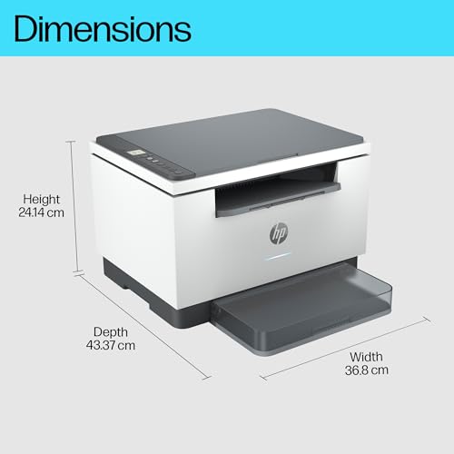 HP LaserJet M234dw Wireless Black & White Multi-function Printer | 1 Year Limited Warranty | 2-sided printing | Dual-band WI-FI with self-reset | 150-sheet input tray | HP Auto-On/ Off technology
