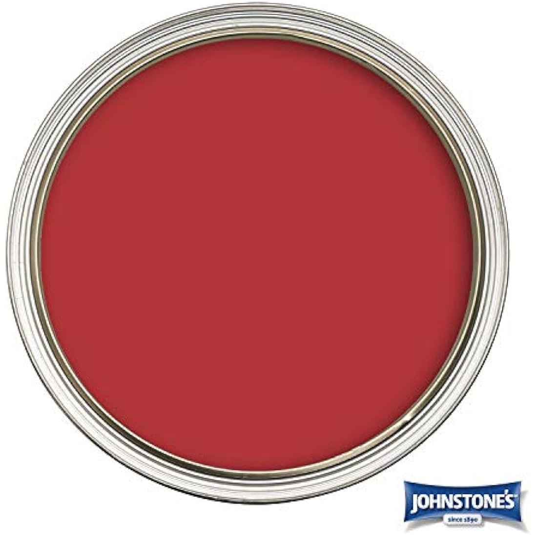 Johnstone's - Wood & Metal Paint - Gloss Finish - Signal Red - 750ml - Water Based - Non Drip & Quick Drying - Radiator Paint - Low Odour - Dry in 1-2 Hours - 8m2 Coverage per Litre