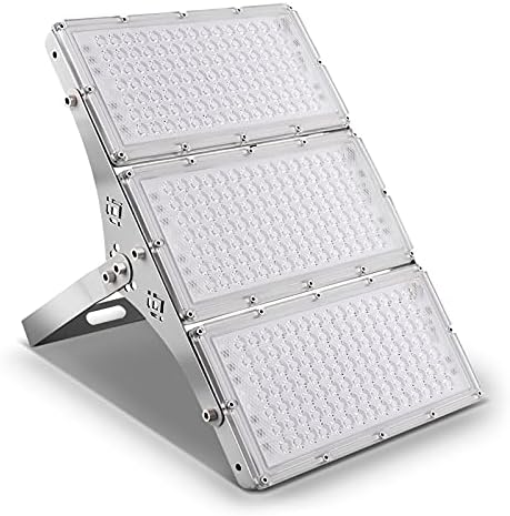 Ankishi 300W Flood Lights Outdoor, 30000LM Super Bright Security Lights, IP65 Waterproof Outside Lights, 6500K Daylight White Mains Powered Floodlight for Garden Warehouse