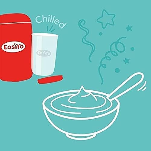 EasiYo Yogurt 8 Sachet Pack | EasiYo Everyday Mixed Pack | 2 x Banana 2 x Mango 2 x Raspberry 2 x Vanilla | Each Sachet Makes 1kg of Yoghurt