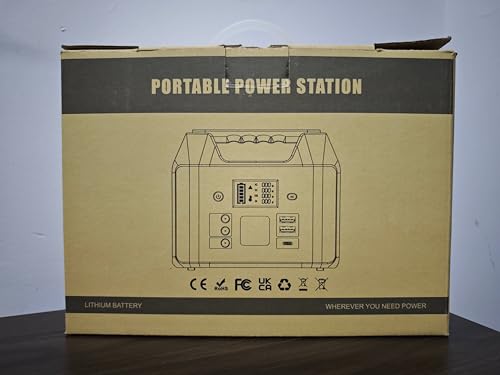 SinKeu Portable Power Station,27000mAh/99Wh Solar Generator with 230V/150W AC Outlet for Camping Emergency Outdoor Adventure Picnic Fishing Travel Party RV Trip(Solar Panel Not Included)