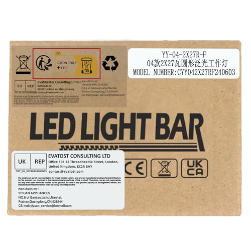 RIGIDON 2 Pcs Round Led Work Light, 4 inch 42W Flood Beam, 12V 24V Driving Lights Lamp for Car Off Road Boat Truck 4x4 SUV ATV Tractors Excavator, 6000K White, Fog Lamp