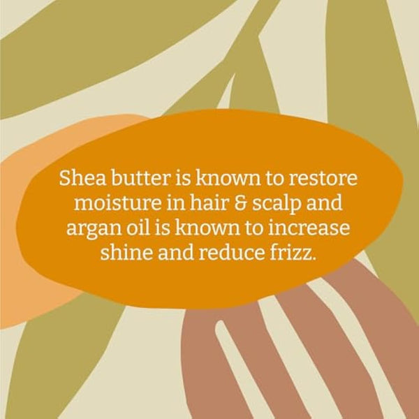 Faith In Nature Natural Shea & Argan Conditioner, Moisturising for Curly Hair & Dry Scalp, Vegan & Cruelty Free, No SLS, Silicones or Parabens, 400ml