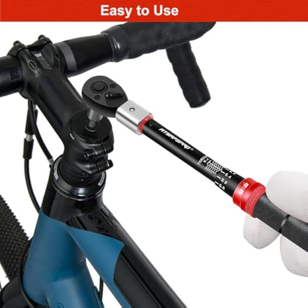 ATsafepro Open End Torque Wrench 3-25 Nm, 9×12mm Adjustable Bike Torque Wrench for HVAC Mini Split,Refrigeration System,Bike and Motorcycle Maintenance
