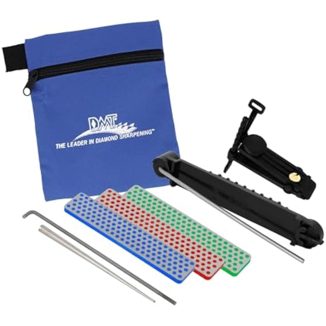 DMT ADELUXE Deluxe Aligner Kit, 3 Diamond Whetstone/1 Serrated Sharpener