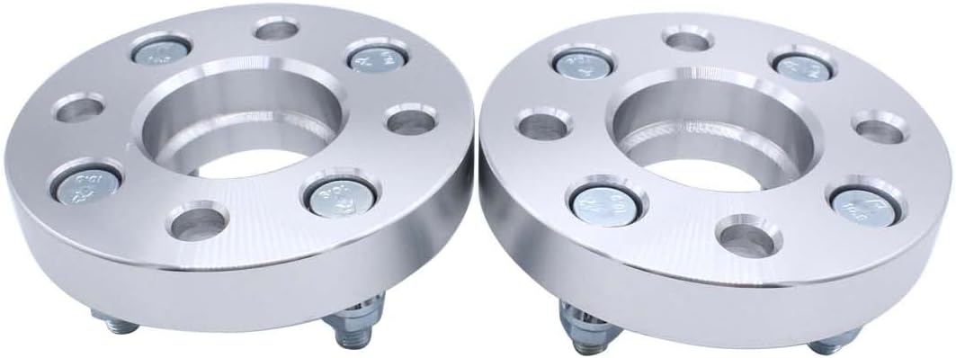 2pcs 25mm Spacers 4x108mm Hubcentric Forged Wheels Spacer Kit mit 8bolts M12x1.5 Hub Bore 63.4mm Suitable for most Ford models