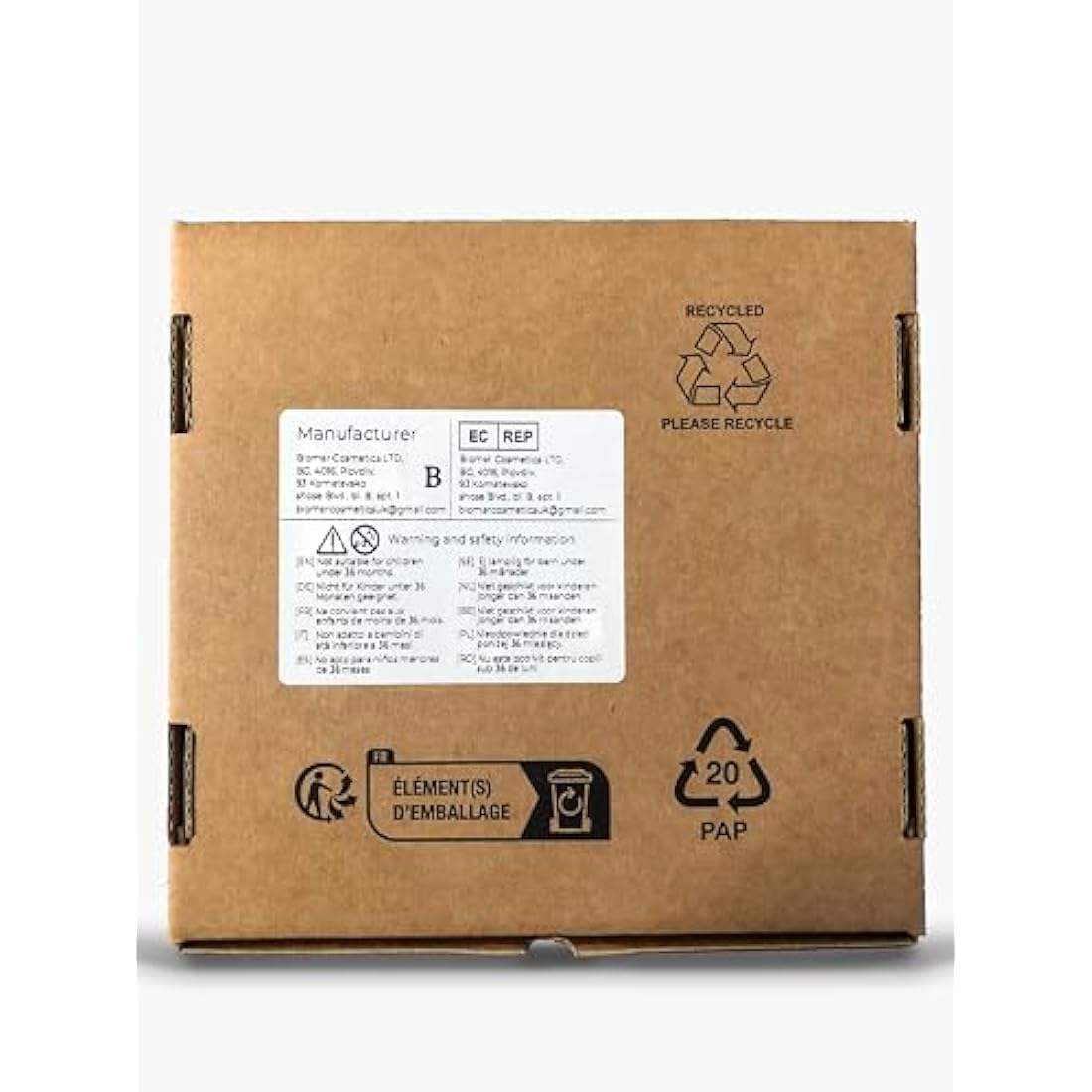 Biomar Labs 4 x 68mm Wheel Centre Alloy Hub Center Caps Compatible with BMW 36136783536 Hubcaps Red Black Skull CB 36