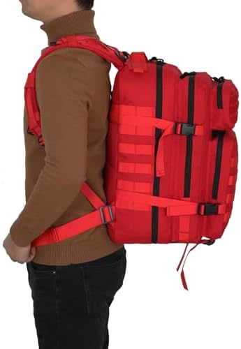 Doshwin 40L Military Backpack Tactical Army Assault Pack Molle Camo Rucksack for Camping Trekking Travel Hiking