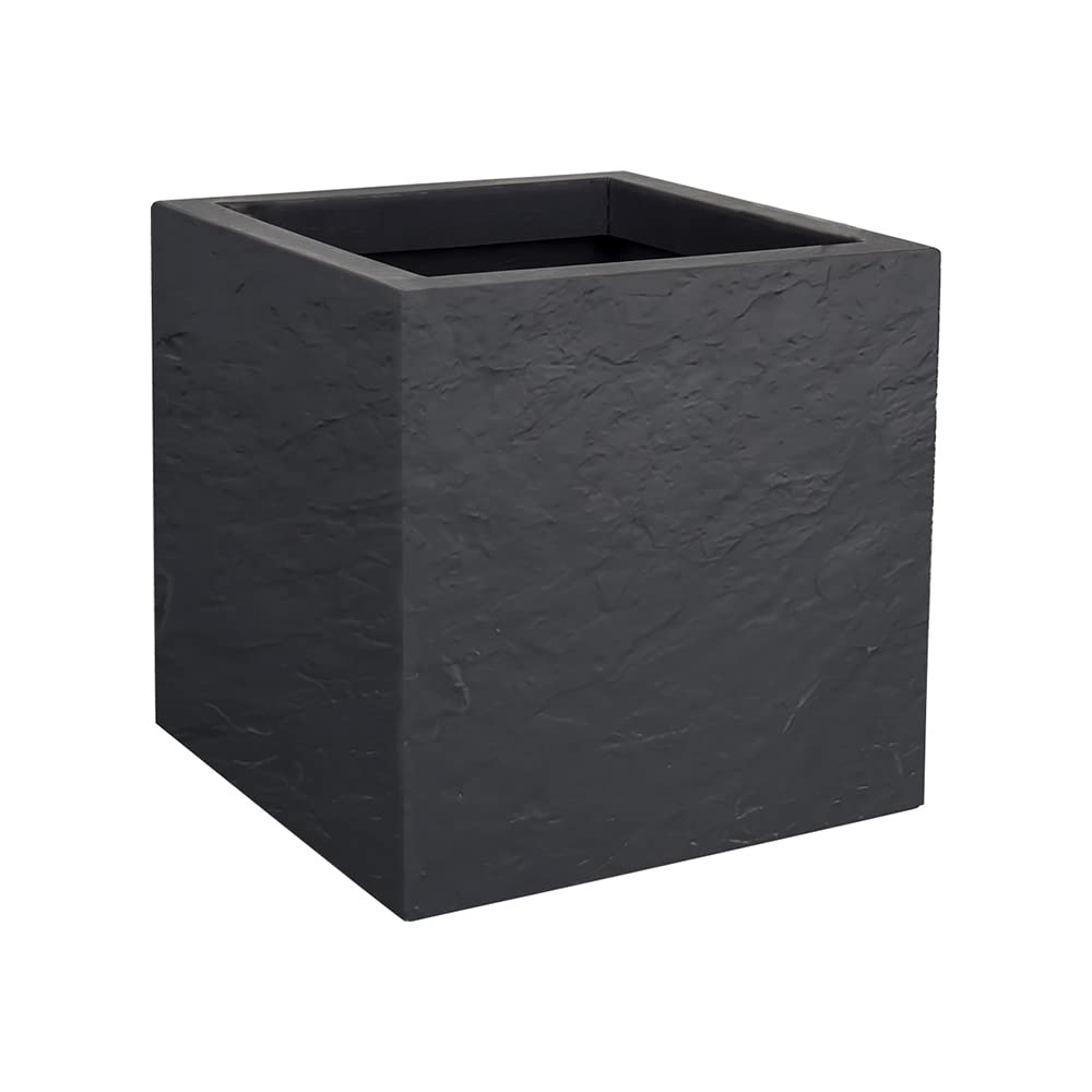 EDA Flower Pot, Anthracite Grey, 30 cm