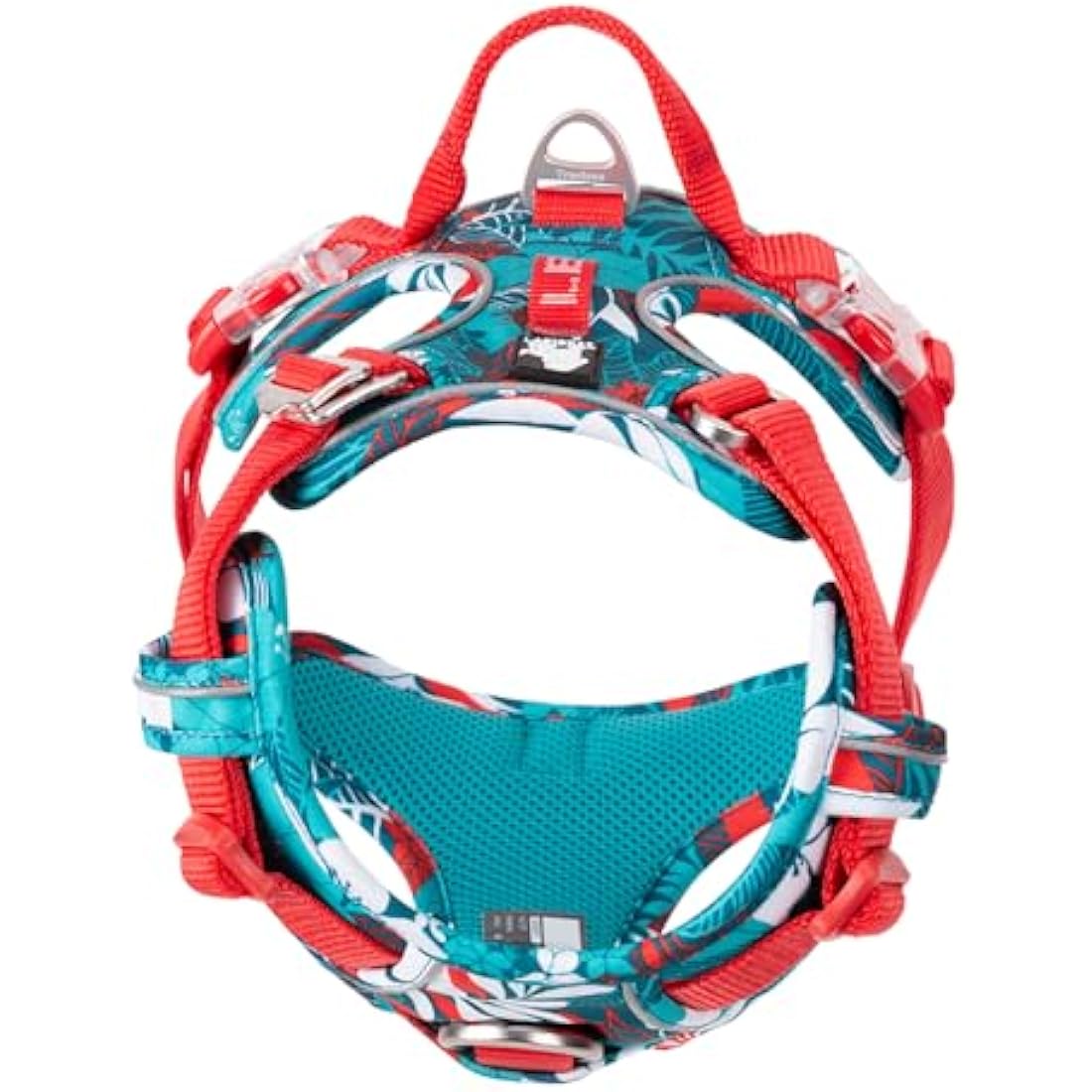 Dog Harness No Pull Adjustable Reflective Step-in Soft Nylon For Small Large Pet TLH5653(XL, Camouflage Blue)