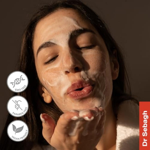 Dr Sebagh Breakout Foaming Cleanser - (100 ml) Clears Blemishes & Breakouts | Purifies Skin & Reduces Irritation | Controls Oil & Removes Makeup, Dirt & Impurities | Preserves the Face's Moisture