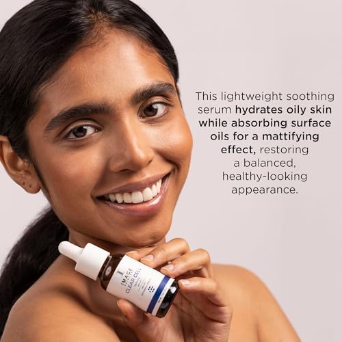 IMAGE Skincare, CLEAR CELL Restoring Serum, Balancing and Mattifying Facial Serum for Oily Prone Skin, 28g