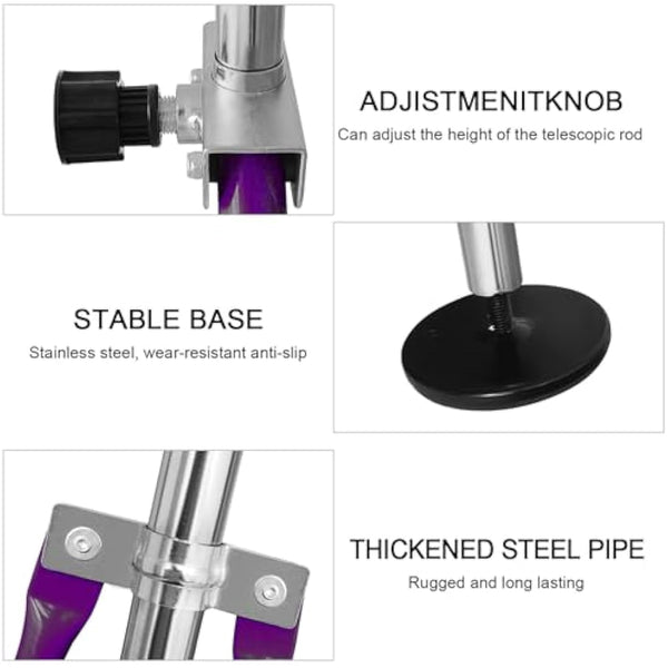 FBSPORT Gymnastics Bars, Horizontal Bar Expandable Gymnastics Kids Bar Folding Bar Junior Training Bar Multifunction Gym Training Equipment Home Training Adjustable Height Kip Bar