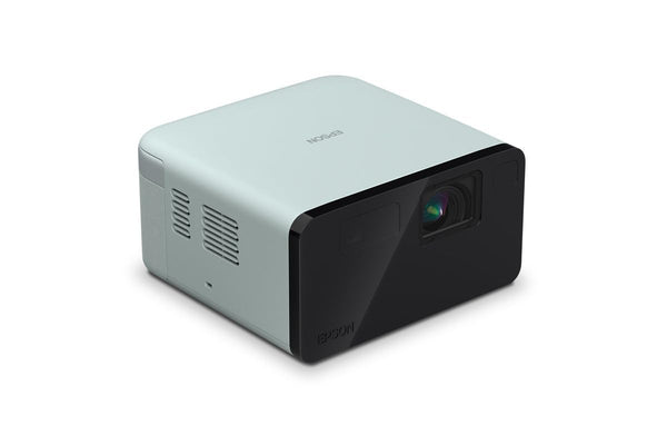 Epson EF-22N Mini Smart 3LCD Projector with Pan & Tilt Stand, Full HD,1000 Lumens,150 Inch Display with HDR, Google TV, Dolby Atmos Sound, Gaming & Home Cinema Laser Projector - Metallic Midnight Blue