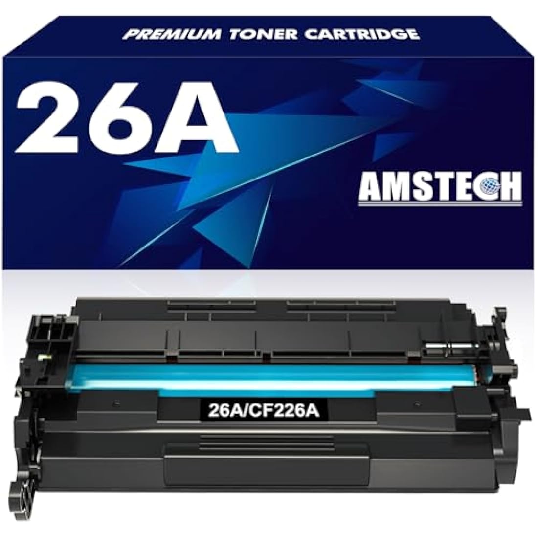 26A (CF226A) CF226X 26X Toner Cartridges Replacement for HP Laserjet Pro M402dn Toner MFP M426fdw M426dw M426fdn M426 M402d M402dw M402n M402 Printer ( 1-Pack, Black )