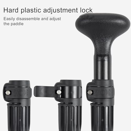 Uozonit Stand up Paddle - Ergonomic Telescoping Paddle,Removable Portable Reusable Canoe Accessories Rowing Tool for Beginner Fishing Boating Surfing Outdoor Sea Activities Daily