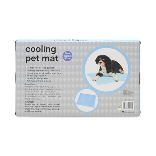 Petface Cooling Summer Dog Coat, 70 cm, Blue