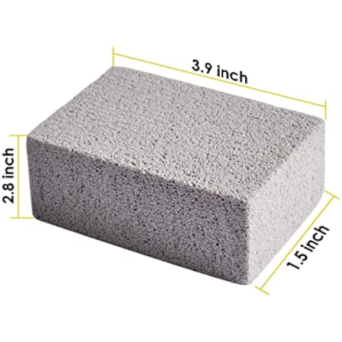 Grill Brick Block 4Pcs Grill Cleaning Brick Grill Stone Pumice Cleaning Block BBQ Cleaning Tool, Remove Oil Stains for Grilling Barbeque Griddle Flat Top Grill Racks