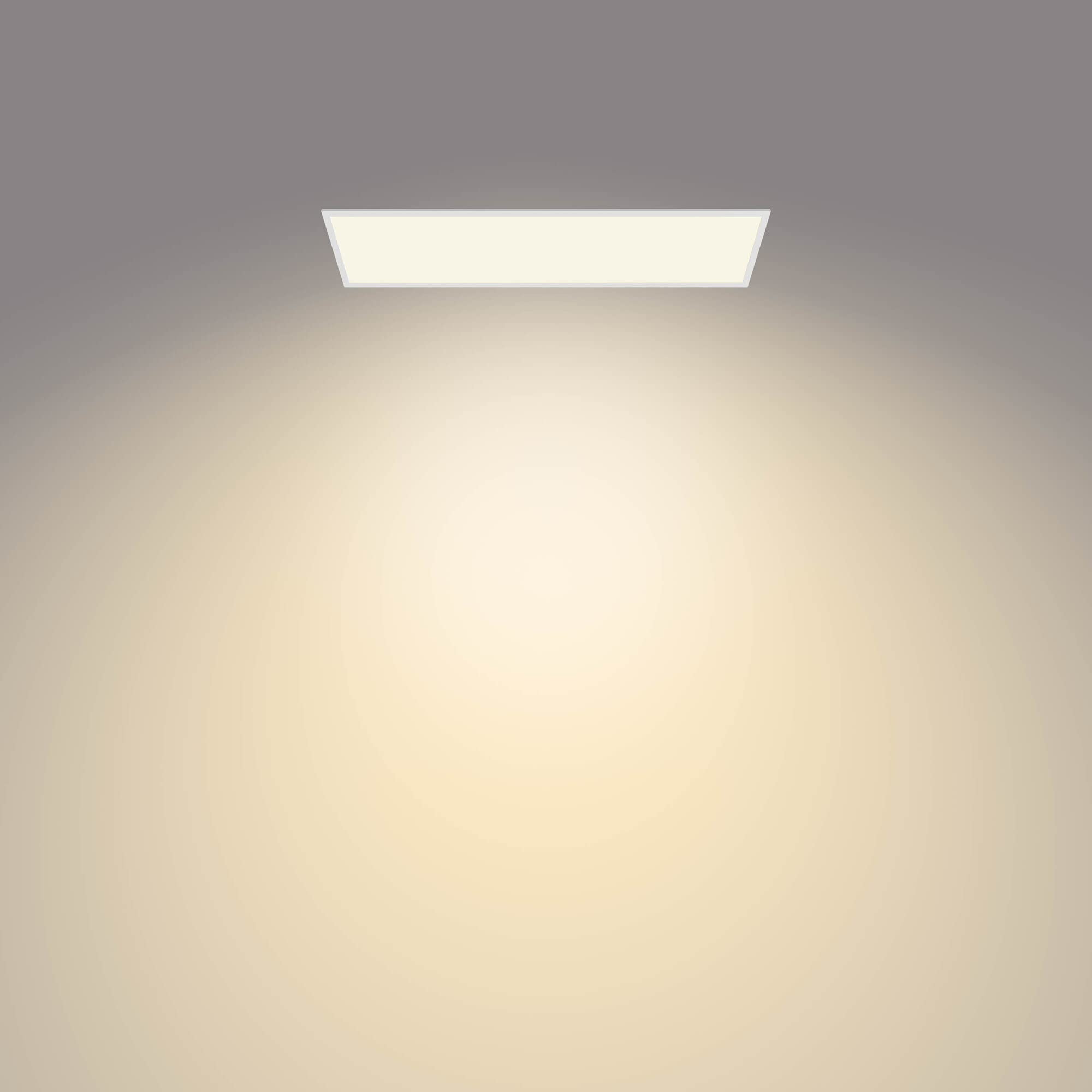 Philips LED Panel Rectangle Ceiling Light SceneSwitch Dimmable 2700K 36W [Warm White - White]. for Indoor Lighting, Livingroom and Bedroom