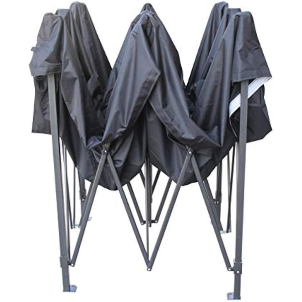 All Seasons Gazebos 2.5x2.5m Pop Up | Heavy Duty, Fully Waterproof High-Grade Materials (Black)