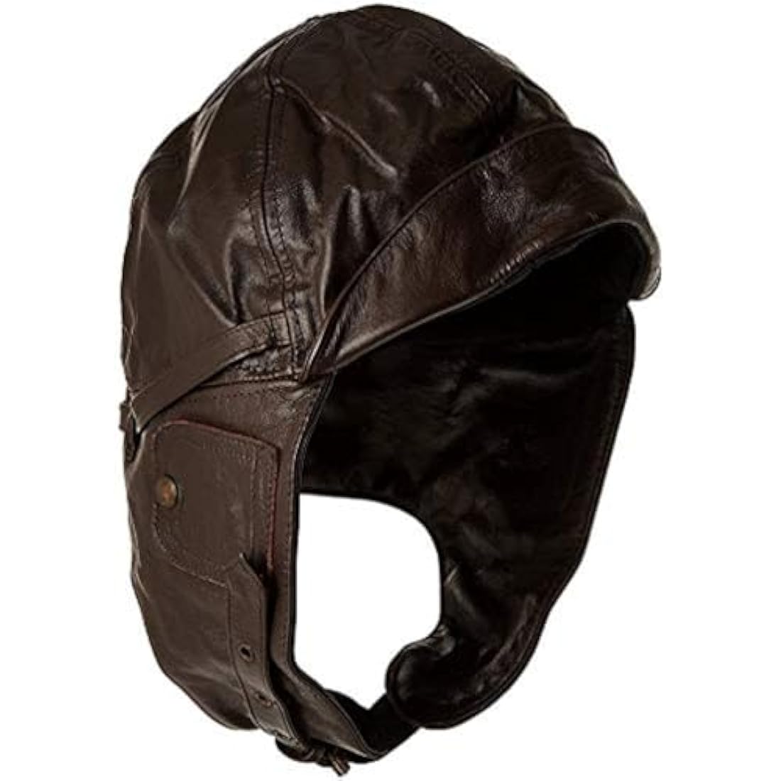 Mil-Tec Flight Leather Hood Black