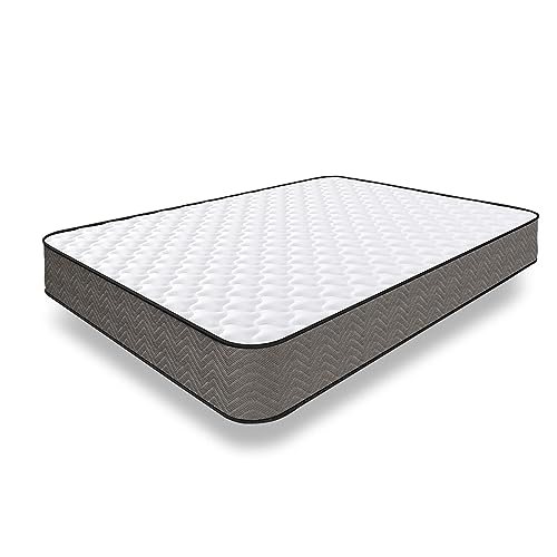 Good Nite Double Mattress 4FT6 Memory Foam Spring Breathable and Medium-Firm Feel Hybrid Mattress Fireproof Fabric Soft and Skin-Friendly 135 x 190 cm