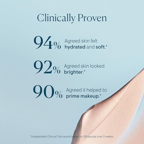 ELEMIS Superfood Glowy Primer – Hydrating & Brightening Primer for Smooth, Radiant Skin, Preps Face for Flawless Makeup Application and Glowing Complexion 60ml