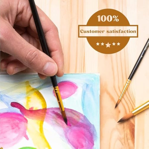 TRITART A2 Size Watercolour Paper - Mixed Media Art Sketch Pad - 300 GSM Cartridge Paper - Thick Acrylic Paper Artists Sketchbook for Drawing Board or Painting