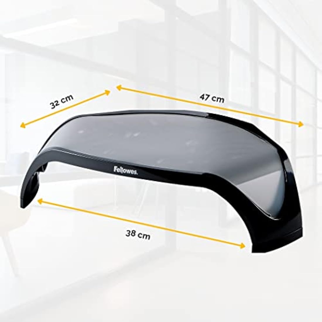 Fellowes Smart Suites Adjustable Monitor Stand, Black