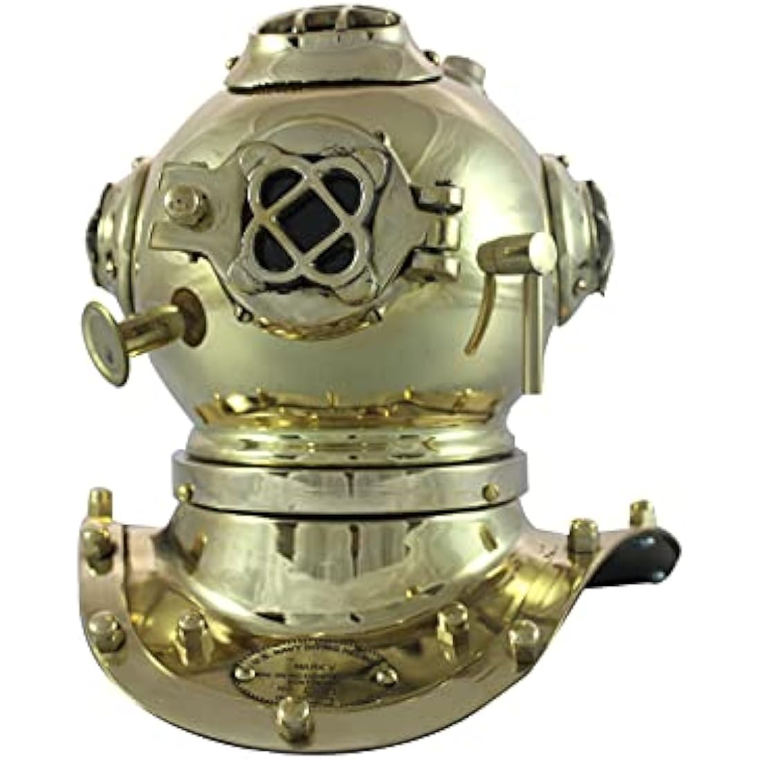 Antique Marine Mini Diving Helmet Replica Mark Us Navy Nautical Copper Finish
