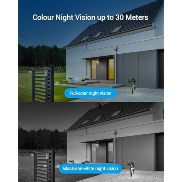 EZVIZ 2K Outdoor Security Camera CCTV Wi-Fi Camera, 30M Colour Night Vision, AI Human Motion Detection, Two-Way Audio, Strobe & Siren Alert, IP67 Waterproof, 256GB SD Card/Cloud Storage (OutPro)