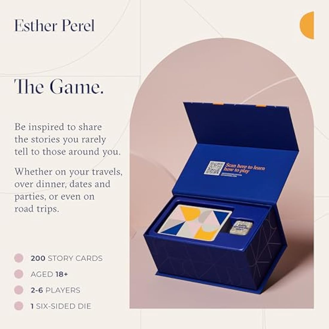 ESTHER PEREL Where Should We Begin? A Game of Stories - Conversation Cards for Couples & Friends - Interactive Game with 200 Prompt Cards - 2-6 Player - Card Games for Couples & Date Night