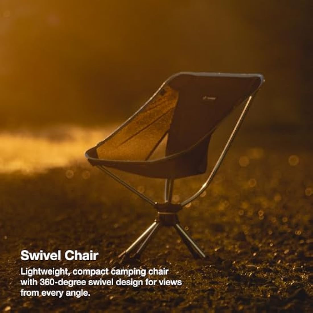 Helinox Swivel Chair | The technically advanced chair, the Swivel adds 360 degrees of rotation to light, packable comfort