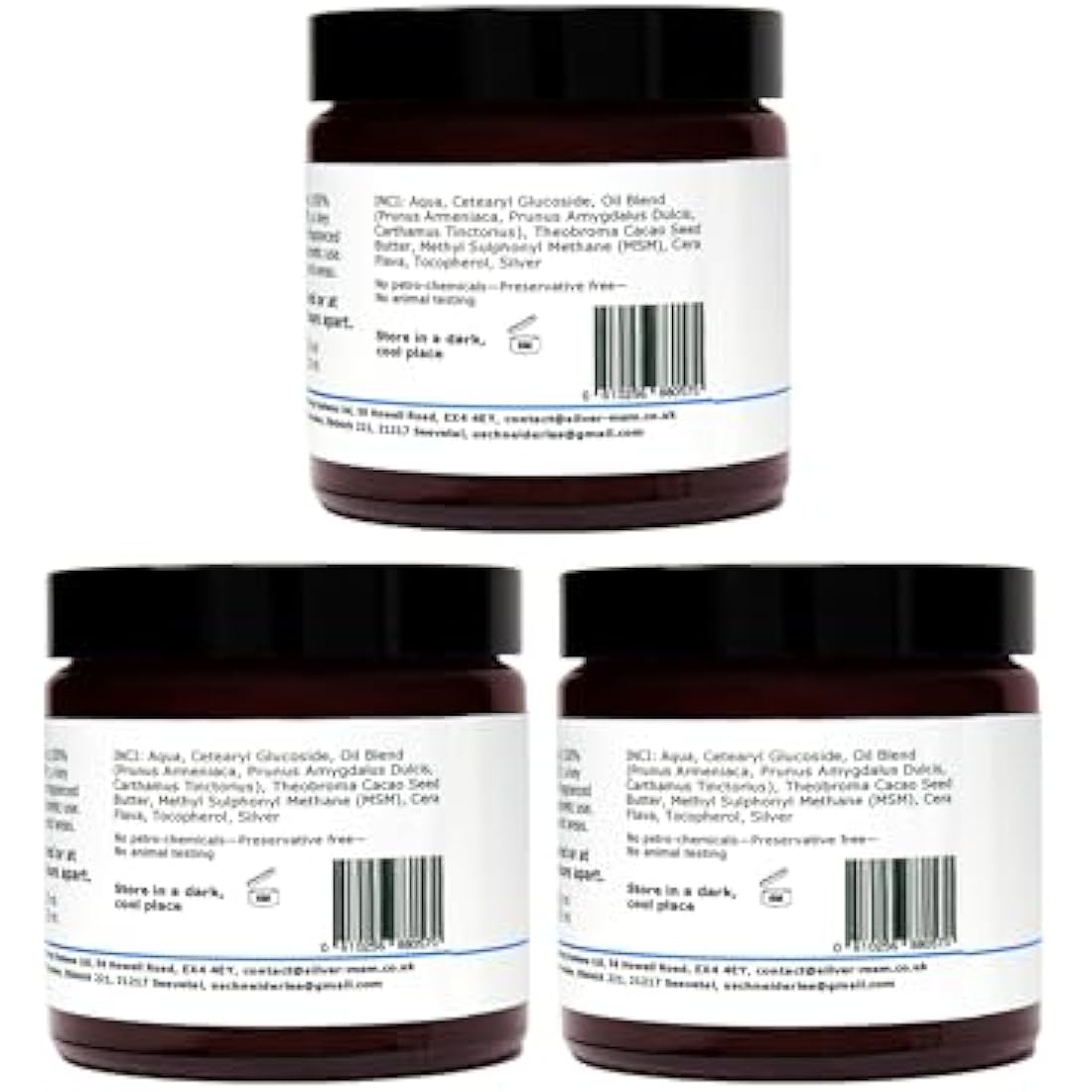 argentum plus - Silver-MSM Cream 3 x 120 ml