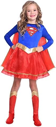 amscan Officially Licensed Warner Bros DC Comics Supergirl Classic Fancy Dress Costume