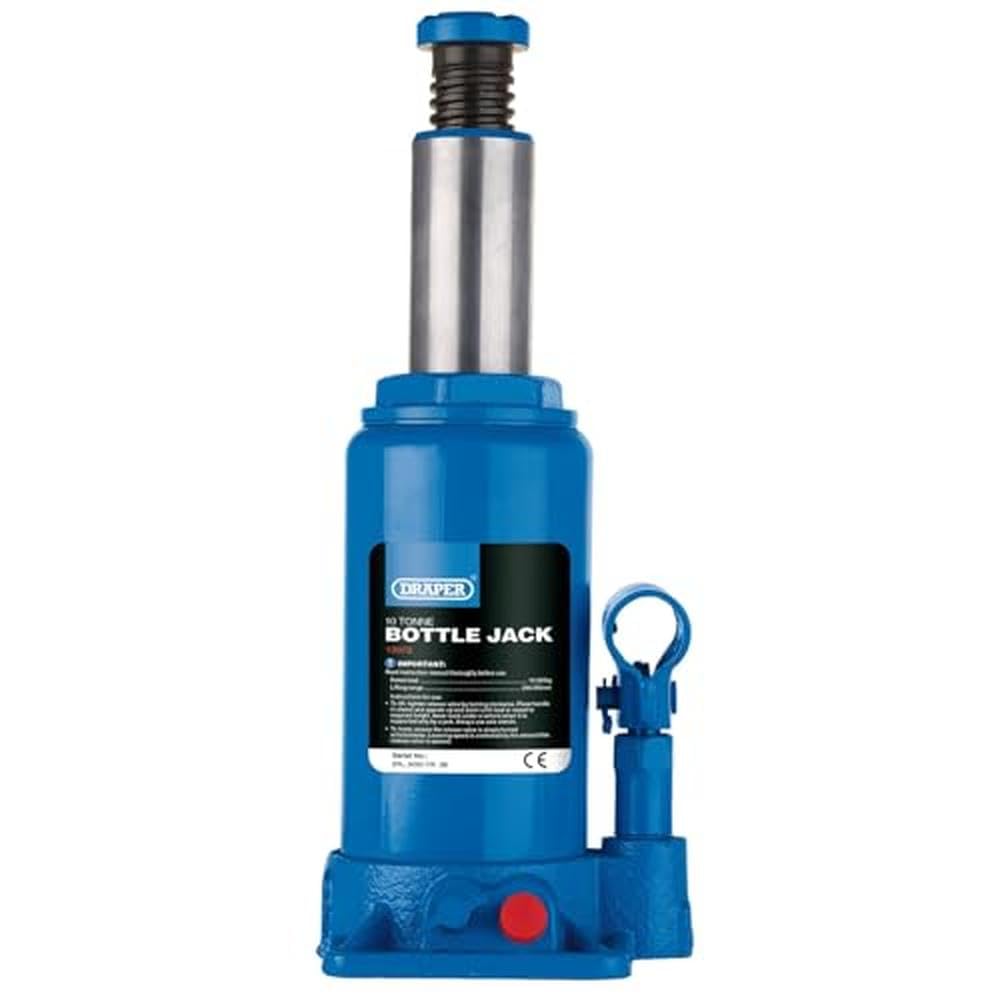 Draper 13073 Hydraulic Bottle Jack (12 Tonne), Blue